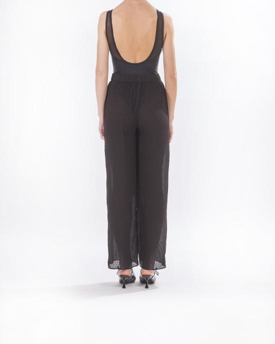 26SS 칼라거펠트 스트레이트 팬츠 KHA2W46008 999 NERO - KARL LAGERFELD