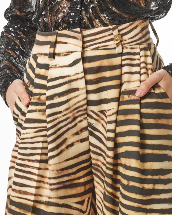 25SS 저스트까발리 수트 팬츠 78PAA112 NS600 716 marzapan MULTICOLOR - JUST CAVALLI