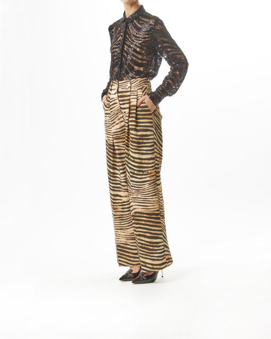 25SS 저스트까발리 수트 팬츠 78PAA112 NS600 716 marzapan MULTICOLOR - JUST CAVALLI