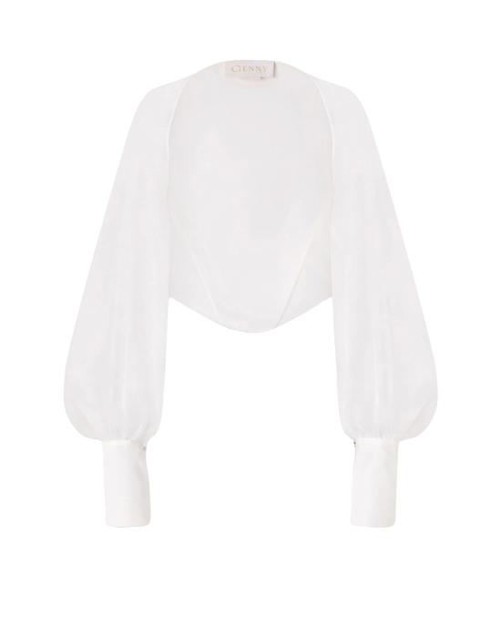 25SS 제니 크롭 가디건 78AJQ550 N0193 003 BIANCO