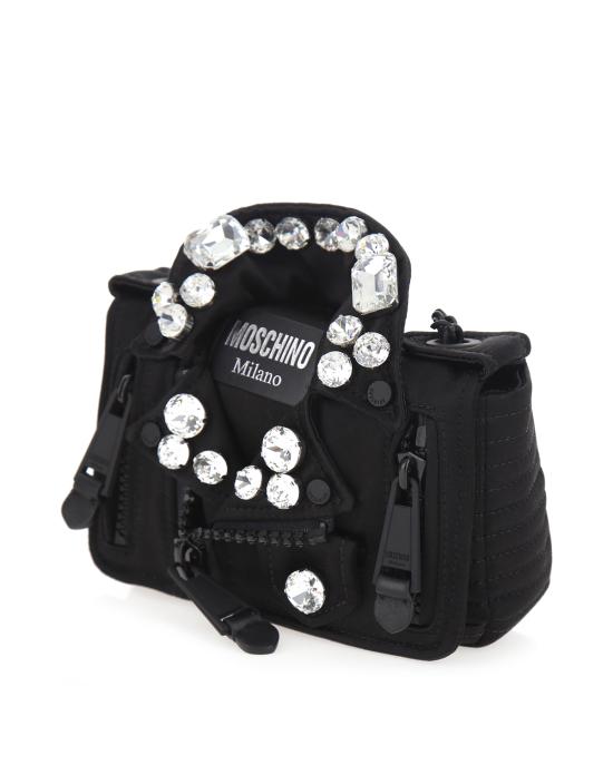  모스키노 크로스백 7305 8220 8555 NERO ARGENTO - MOSCHINO
