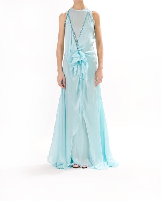 25SS 제니 롱 원피스 78AJO492 N0380 299 AZZURRO - GENNY