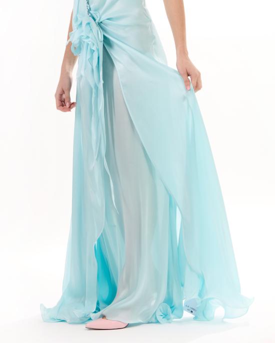 25SS 제니 롱 원피스 78AJO492 N0380 299 AZZURRO - GENNY