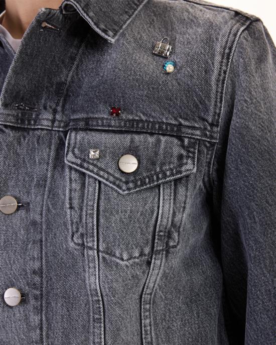 25FW 마크제이콥스 데님 자켓 2S5RJC015D02 011 bleached black GRIGIO - MARC JACOBS