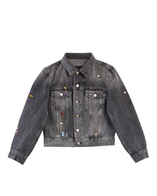 25FW 마크제이콥스 데님 자켓 2S5RJC015D02 011 bleached black GRIGIO