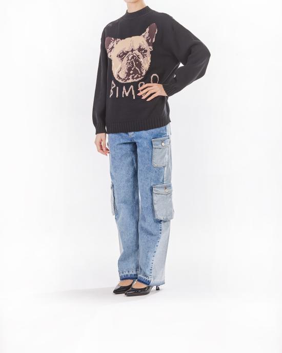 25SS 모스키노 긴팔 티셔츠 251D 0924 0406 3555 NERO MULTI - MOSCHINO