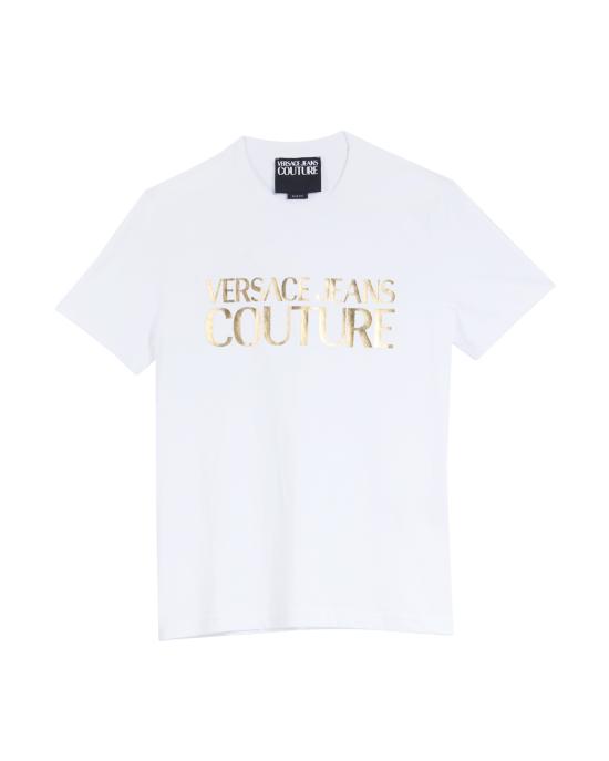 25SS 베르사체 반팔 티셔츠 78GAHT05 CJ00T G03 BIANCO ORO