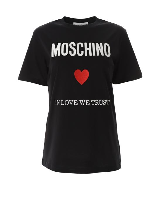  모스키노 반팔 티셔츠 0703 0541 2555 NERO