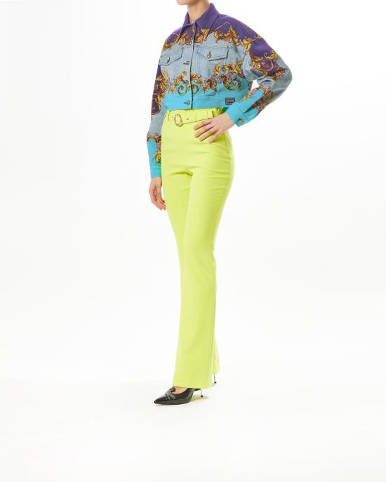 25SS 저스트까발리 수트 팬츠 78PAA130 N0450 165 sluphur spring VERDE ACIDO - JUST CAVALLI