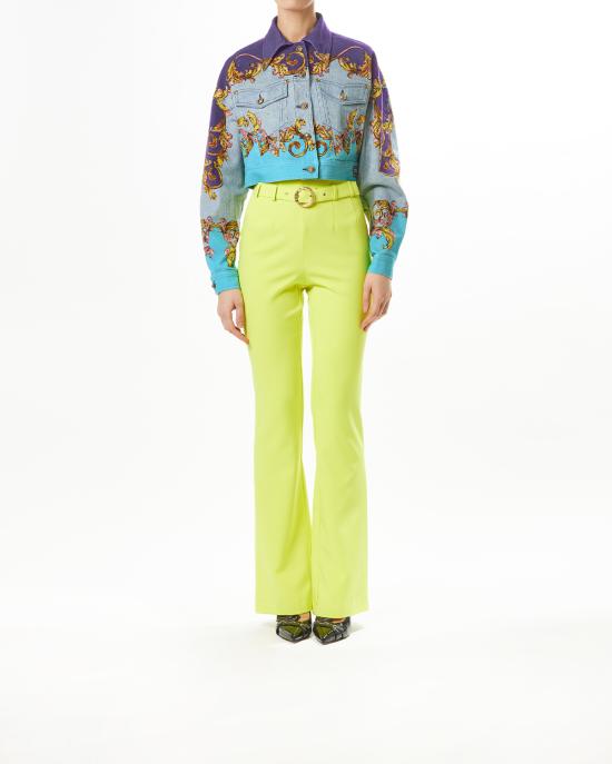 25SS 저스트까발리 수트 팬츠 78PAA130 N0450 165 sluphur spring VERDE ACIDO - JUST CAVALLI
