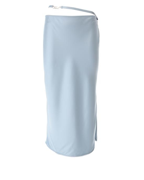  칼라거펠트 롱 스커트 241W1203 303 blue AZZURRO