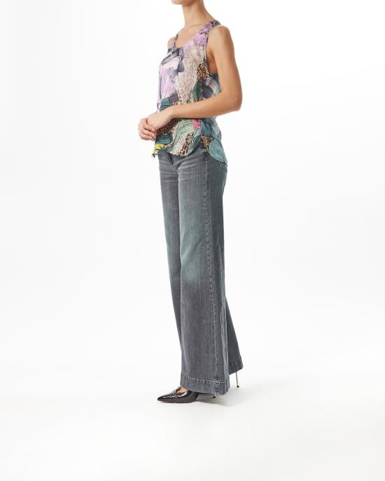25SS 저스트까발리 민소매 티셔츠 78PAH640 NS594 MS3 MULTICOLOR - JUST CAVALLI
