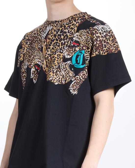25SS 저스트까발리 반팔 티셔츠 78OAHA10 CJ718 899 black NERO MULTI - JUST CAVALLI