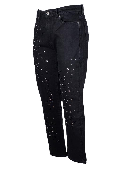  키아라 페라그니 스트레이트 팬츠 73CBB5R1 CDW33 909 black black NERO - CHIARA FERRAGNI