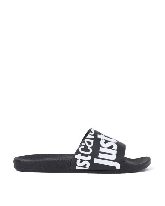 25SS 저스트까발리 뮬/슬리퍼 78QA3SZ1 ZS785 L01 black white NERO BIANCO