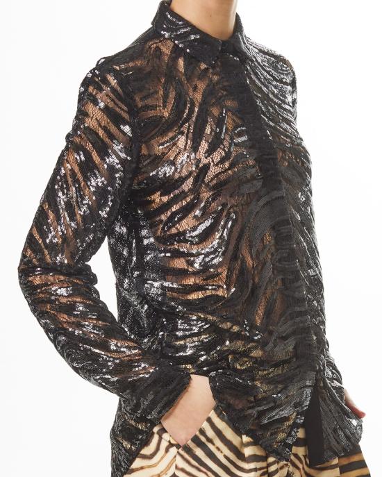 25SS 저스트까발리 셔츠 78PAL2A2 J0222 899 black NERO - JUST CAVALLI