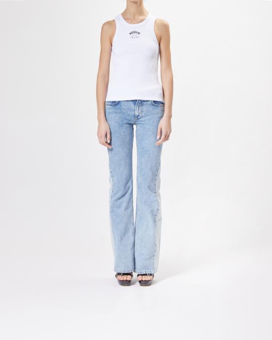 25SS 모스키노 민소매 티셔츠 0805 3731 1001 BIANCO - MOSCHINO