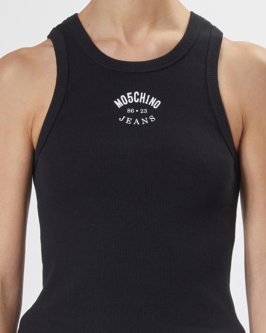 25SS 모스키노 민소매 티셔츠 0805 3731 1555 NERO - MOSCHINO