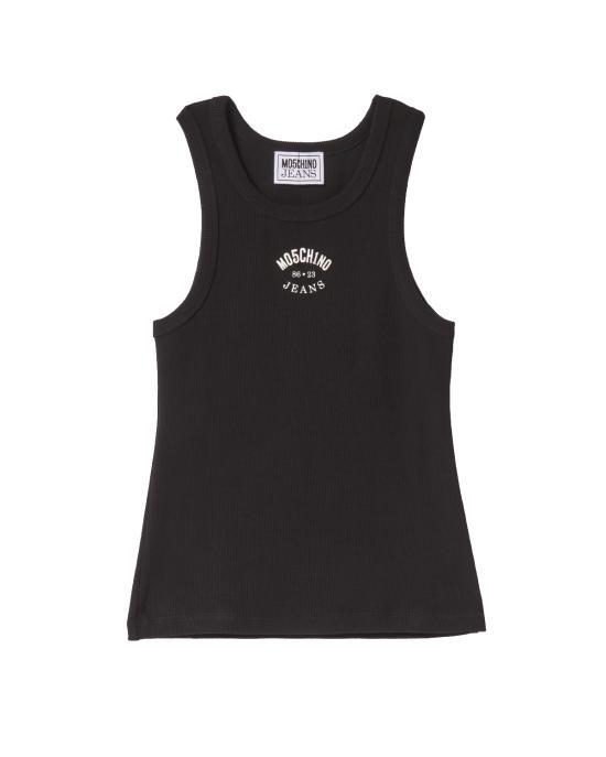 25SS 모스키노 민소매 티셔츠 0805 3731 1555 NERO