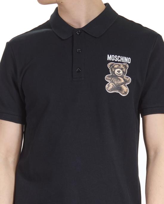 25SS 모스키노 폴로 티셔츠 1601 0242 1555 NERO - MOSCHINO