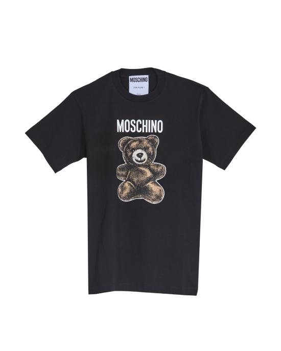 25SS 모스키노 반팔 티셔츠 0710 0241 1555 NERO