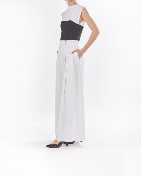 25SS 칼라거펠트 팔라초 팬츠 A2W10106 461 Pristine BIANCO - KARL LAGERFELD