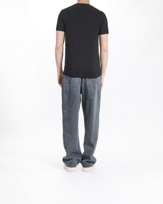 26FW 칼라거펠트 반팔 티셔츠 KM755054 552221 990 black NERO - KARL LAGERFELD
