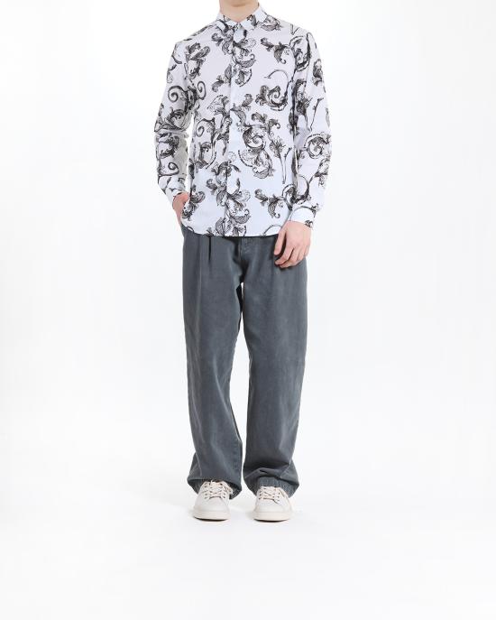 25SS 베르사체 긴팔 셔츠 78GAL2S0 NS630 003 BIANCO MULTI - VERSACE