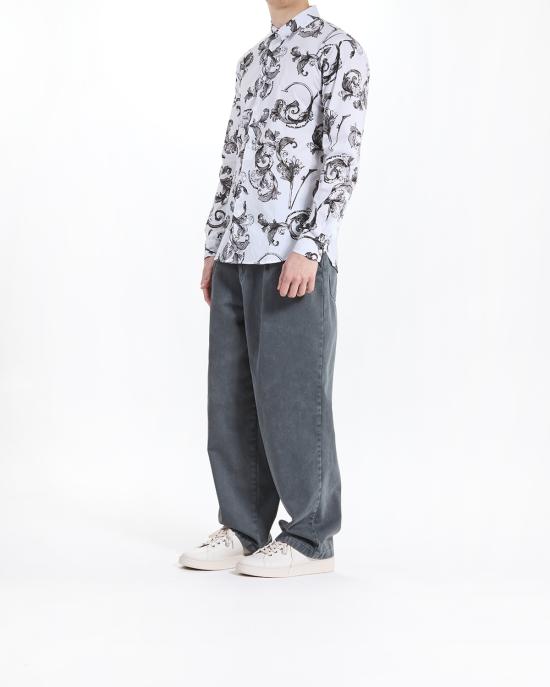 25SS 베르사체 긴팔 셔츠 78GAL2S0 NS630 003 BIANCO MULTI - VERSACE