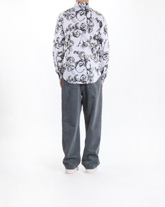 25SS 베르사체 긴팔 셔츠 78GAL2S0 NS630 003 BIANCO MULTI - VERSACE