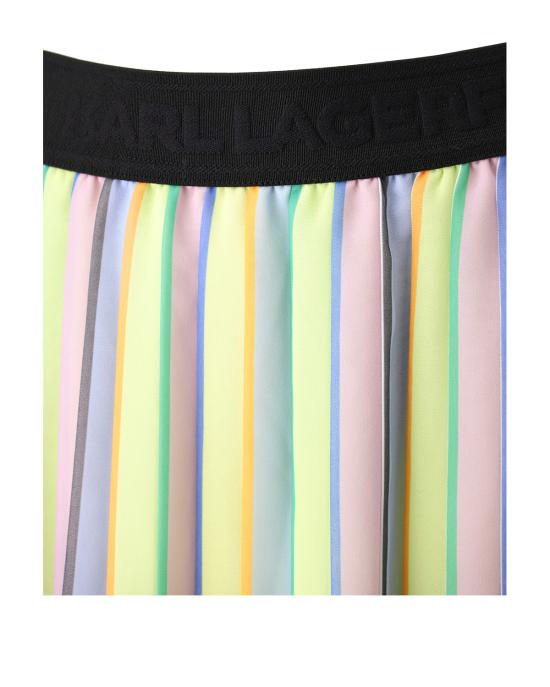  칼라거펠트 미디 스커트 241W1202 RS4 pastel multistripe MULTICOLOR - KARL LAGERFELD
