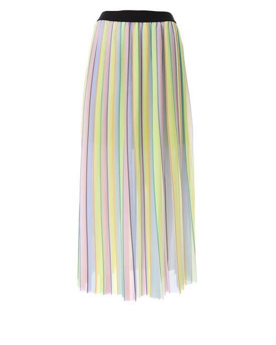  칼라거펠트 미디 스커트 241W1202 RS4 pastel multistripe MULTICOLOR