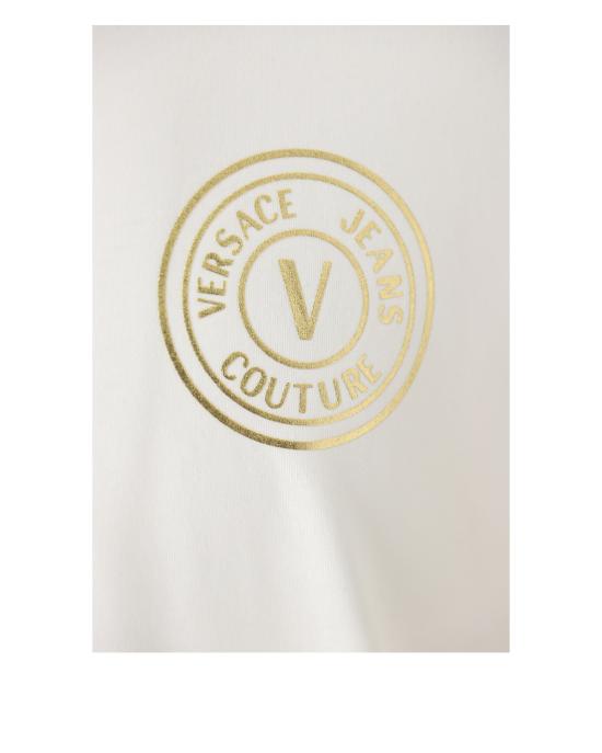  베르사체 반팔 티셔츠 76GAHT02 76UP600 G03 white gold BIANCO - VERSACE