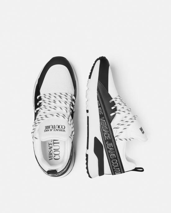 25FW 베르사체 스니커즈 78YA3SA3 ZSC65 L02 BIANCO NERO - VERSACE