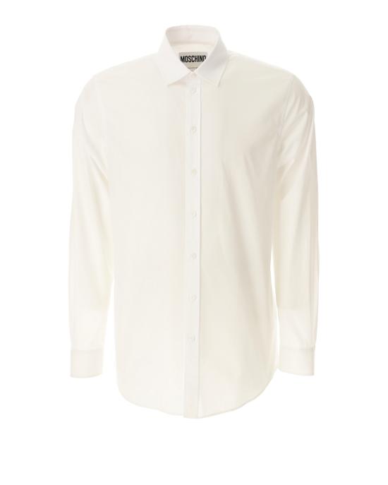  모스키노 긴팔 셔츠 0225 0235 1001 BIANCO