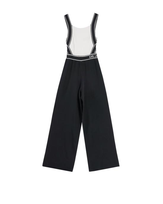 25SS 칼라거펠트 점프수트 A2W13021 101 white black NERO BIANCO