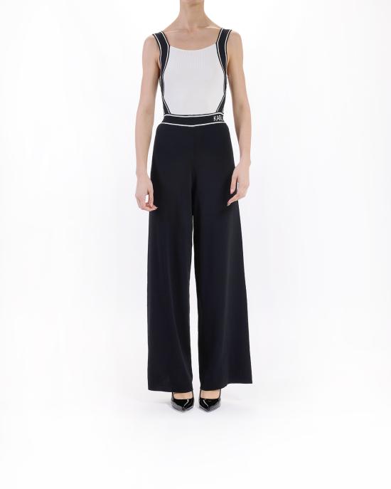 25SS 칼라거펠트 점프수트 A2W13021 101 white black NERO BIANCO - KARL LAGERFELD