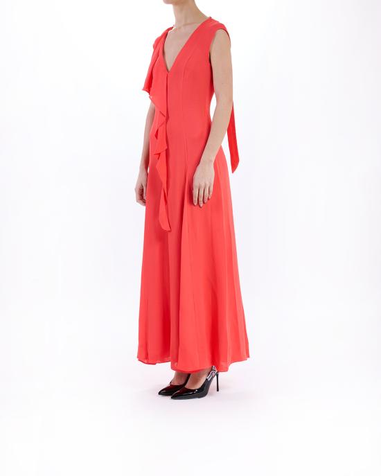 25SS 칼라거펠트 롱 원피스 A2W13011 1LF Hibiscus ROSSO - KARL LAGERFELD
