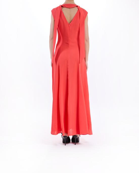 25SS 칼라거펠트 롱 원피스 A2W13011 1LF Hibiscus ROSSO - KARL LAGERFELD