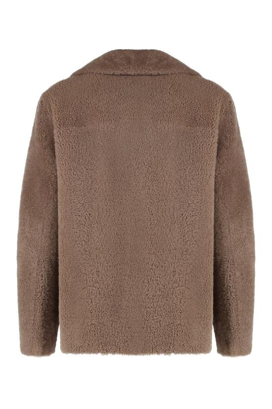 25FW 에스막스마라 푸투라 컬리 쉽스킨 피코트  FUTURA2529416021600 002 Brown - 'S MAX MARA