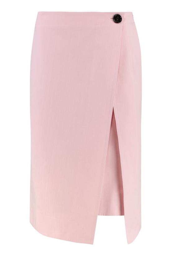 25FW 보테가베네타 미디 스커트 831818V5PB0 8176 PINK