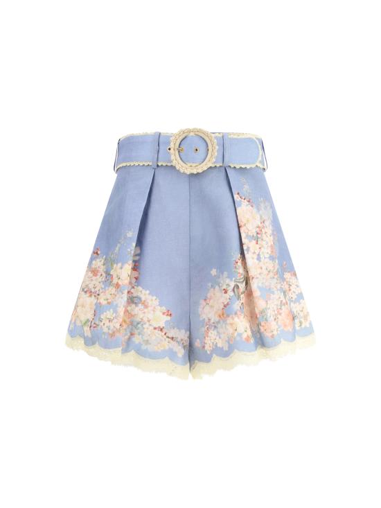 25FW 짐머만 숏팬츠 3558ASS255 TLBLBTFLO LIGHT BLUE