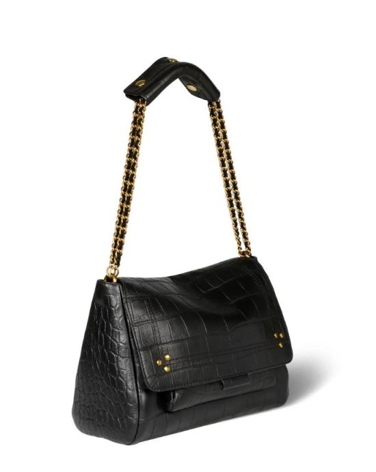 25FW 제롬 드레이퓌스 가방 44LULUMVAImprim Croco Noir Black - JEROME DREYFUSS