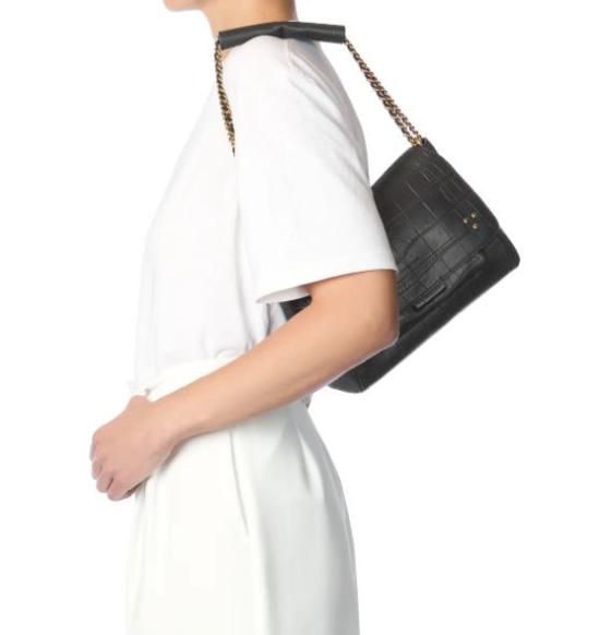 25FW 제롬 드레이퓌스 가방 44LULUMVAImprim Croco Noir Black - JEROME DREYFUSS