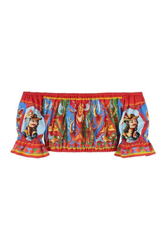 25SS 돌체앤가바나 블라우스 F7U66TGDS11 HH94D RED - DOLCE & GABBANA