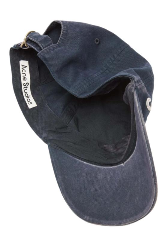  아크네 스튜디오 볼캡 로고 캡 딥 블루 - ACNE STUDIOS