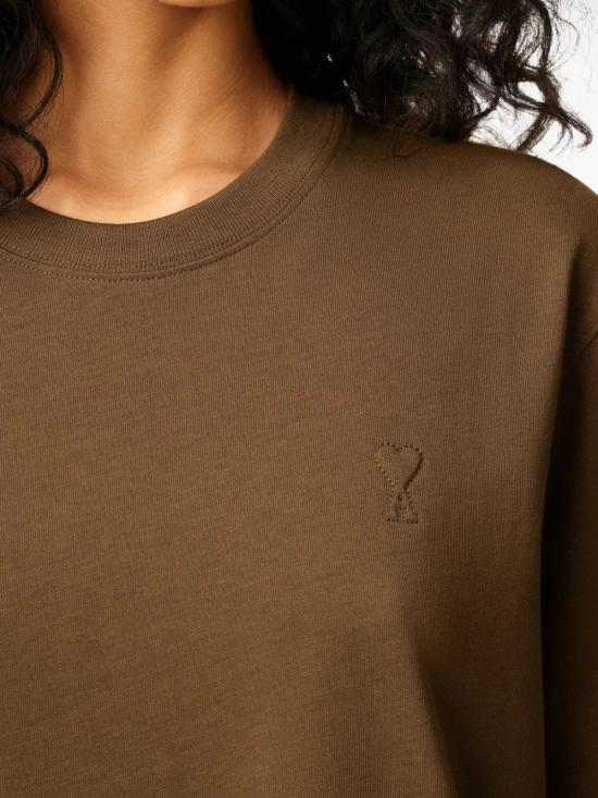 25FW 아미 탑 H25UTS341 726NOISETTE Brown - AMI