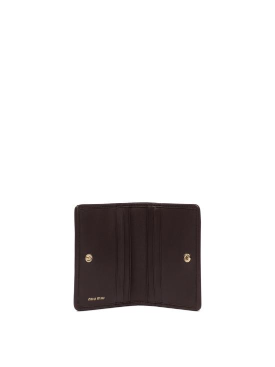 25FW 미우미우 반지갑 5MC103AFPPF0NBL BROWN DOM - MIU MIU