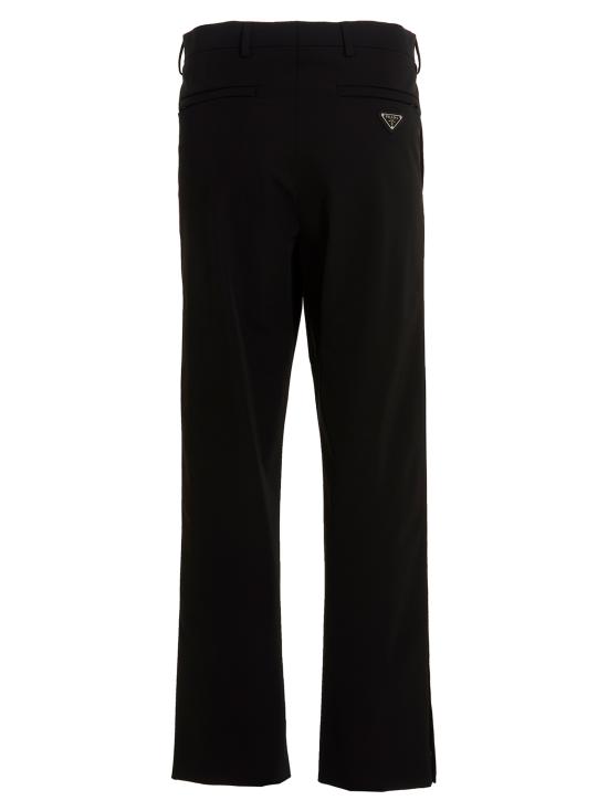 25FW 프라다 스트레이트 팬츠 SPH252S23111QLF0002 Black - PRADA