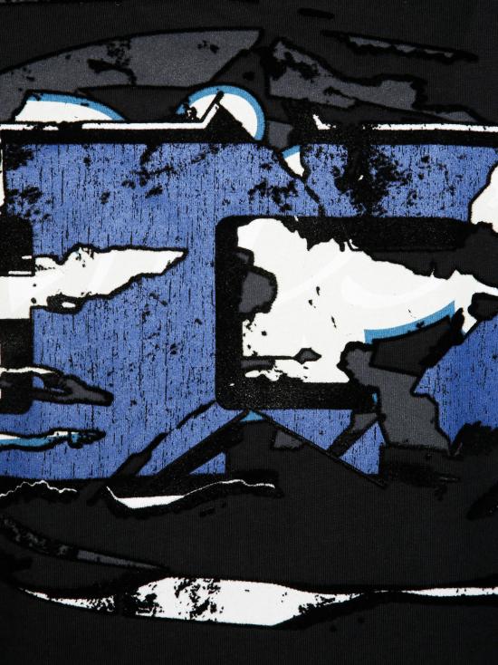 25FW 디젤 반팔 티셔츠 A195520PLAT 9XX NERO - DIESEL